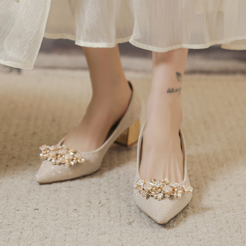 Cross-border plus size high heels