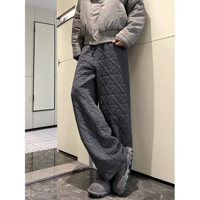 High-Waisted Loose Wide-Leg Long Pants