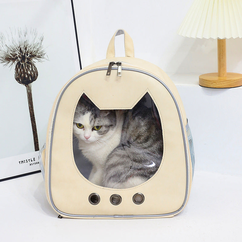 Light Transparent  Cat Backpack