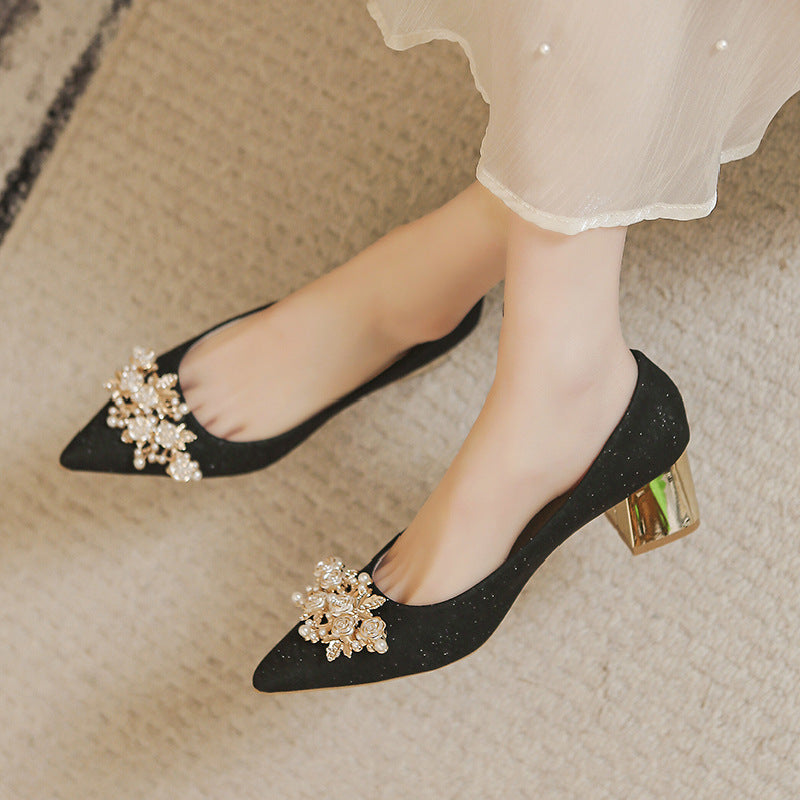 Cross-border plus size high heels