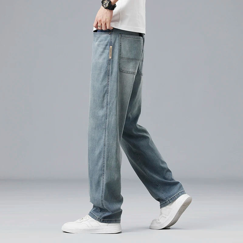 Loose Straight Casual Denim Pants