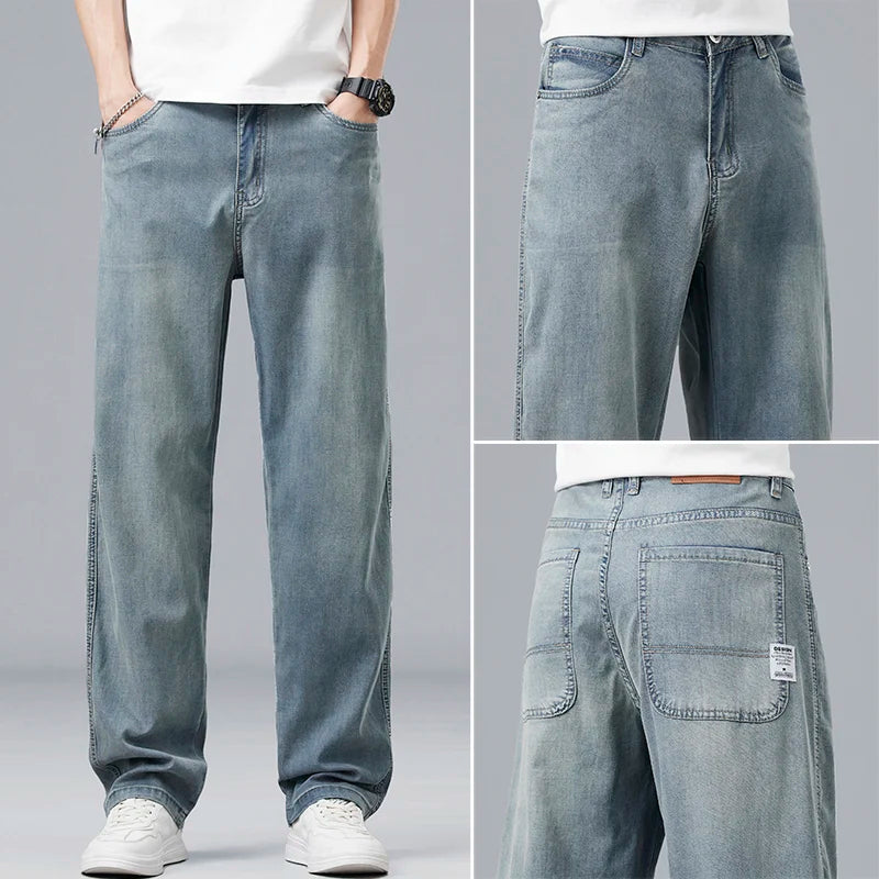 Loose Straight Casual Denim Pants