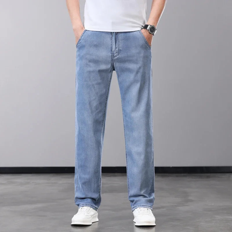 Straight Denim Pants