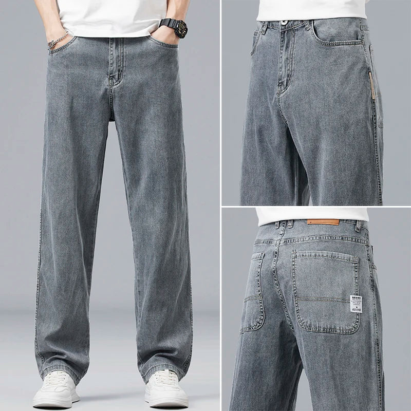 Loose Straight Casual Denim Pants