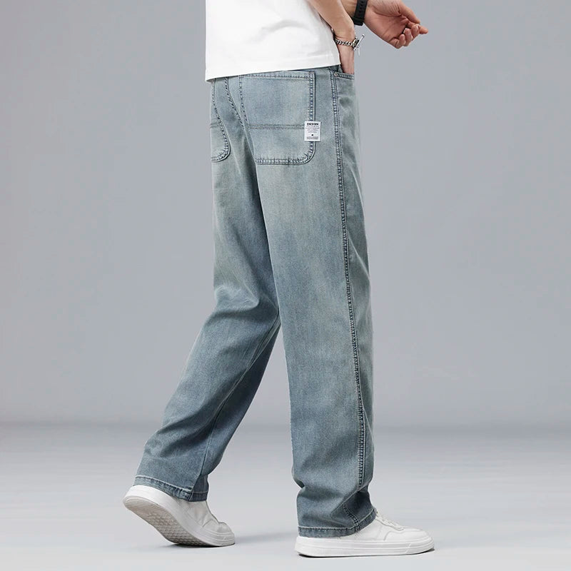 Loose Straight Casual Denim Pants