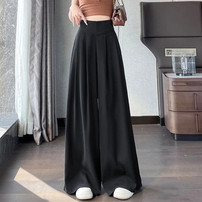 Wide Leg Suit Trousers