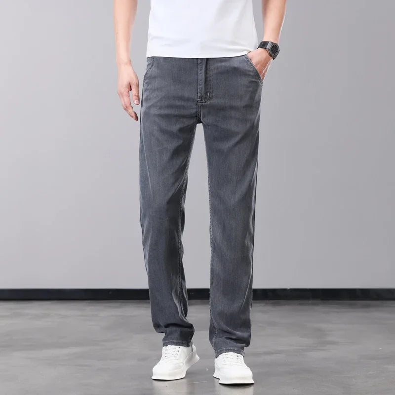 Straight Denim Pants