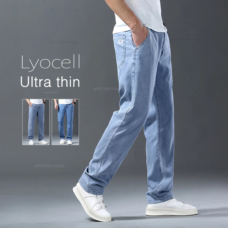 Loose Straight Denim Pants