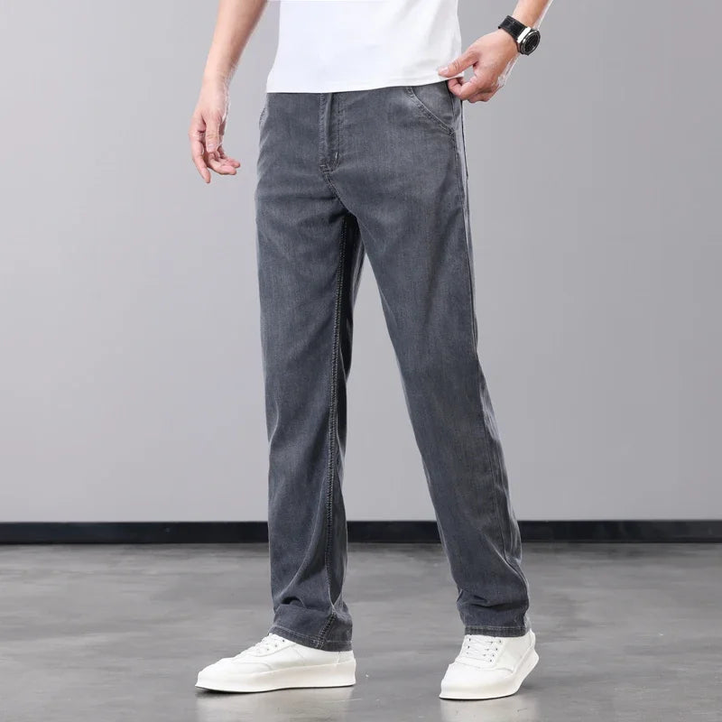 Straight Denim Pants